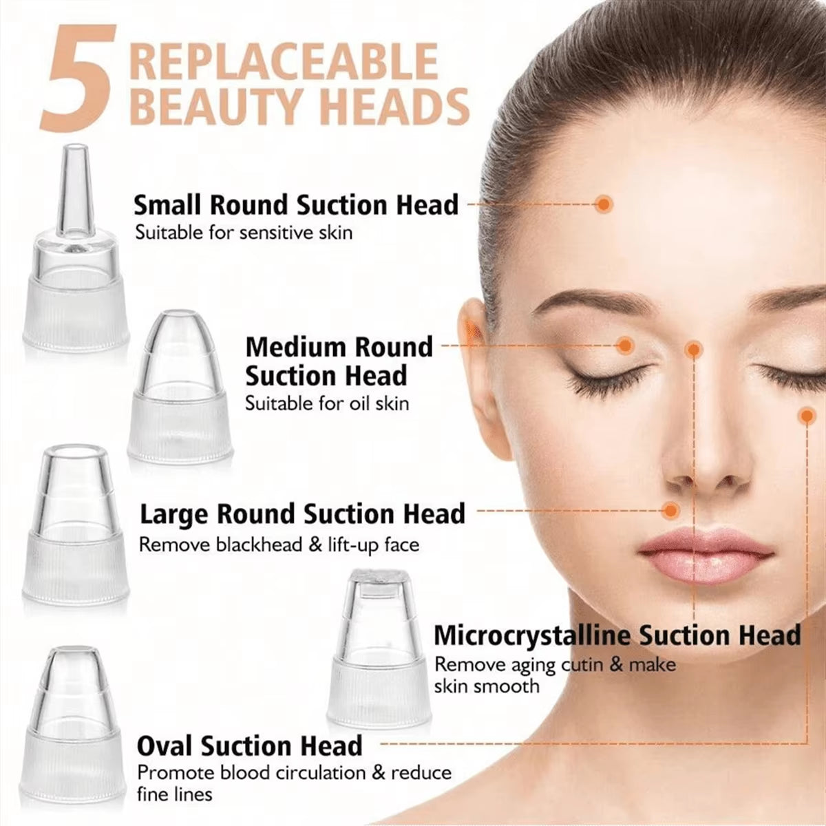 Electric Pore Cleaner & Blackhead Remover – Deep Cleansing Facial Vacuum Tool